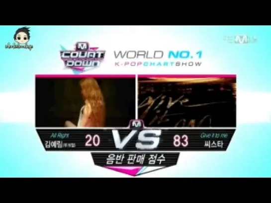 130627 Today Winner is SISTAR @ M!Countdown