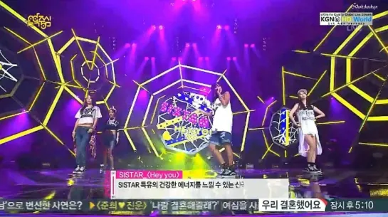 130615 SISTAR - Hey You & Give It To Me @ Music Core (Comeback Stage)