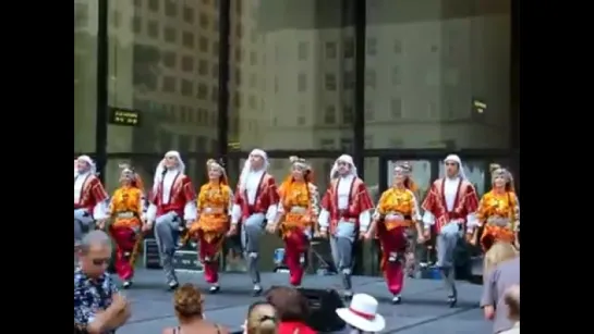 TUANA Turkish Folk Dance Group at the Chicago Turkish Festival 9-12-2012