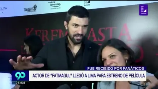 EnginAkyürek in Güney Amerika, Peru ziyaretiyle ilgili, Peru ulusal kanalı @Latina_pe televizyonundaki haber 90Matinal @Tondero