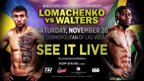 2 DAYS TO GO! 👊👊👊 "HiTech" LOMACHENKO vs "AxeMan" WALTERS