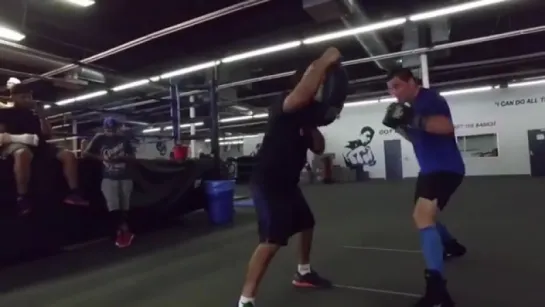 Шабранский / Shabranskyy aka Chingonskyy putting in the work with Coach Manny Robles