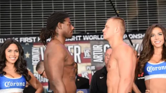 Charles Martin vs Vyacheslav Glazkov - Weigh In  Face Off!