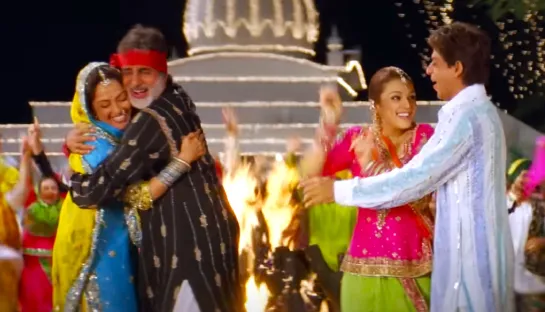 Lodi Song Veer-Zaara - Shah Rukh Khan, Preity Zinta, Amitabh Bachchan, Hema Malini - Lohri Song