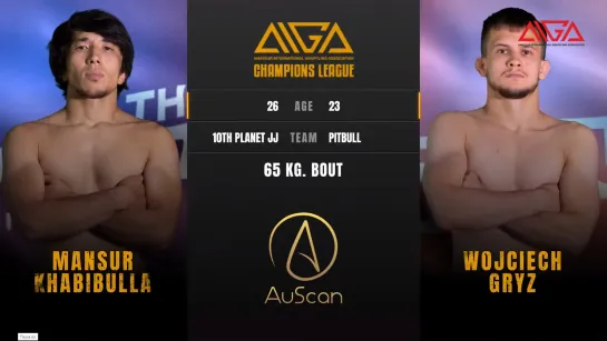 MANSUR KHABIBULLA VS WOJCIECH GRYZ (65 КГ) Arlan Grip Pro 18  AIGA Champions League