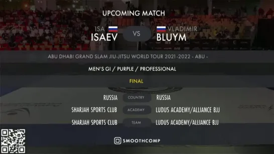 Final - Isa Isaev vs Dladimir Bluym - ABU DHABI GRAND SLAM 8.05.2022