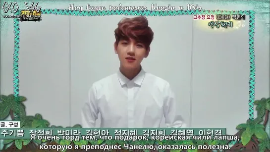 [РУСС. САБ] 140110 Baekhyun Video Message to Chanyeol for LOTJ