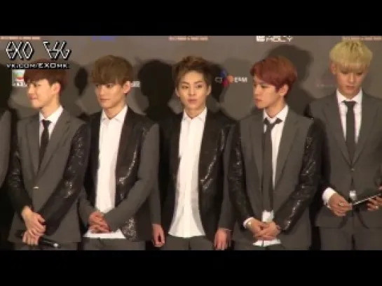 [РУСС. САБ] 131122 EXO MAMA 2013 Grand Prize Press Conference