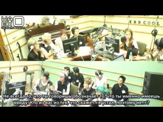 [РУСС.САБ] 130802 EXO @ KBS Cool FM Yoo Inna's Volume Up Radio Show