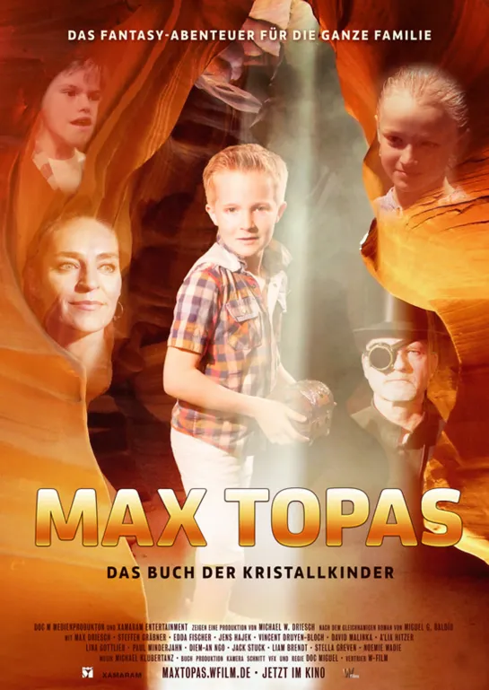 Макс Топас: Книга Кристальных детей / Max Topas - Das Buch der Kristallkinder (2018 Германия) фэнтези приключения дети в кино