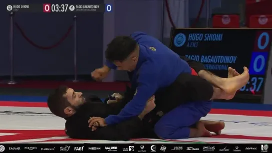 Final Hugo Shiomi vs Zagid Bagautdinov - ABU DHABI WORLD MASTERS JIU-JITSU CHAMPIONSHIP 2023