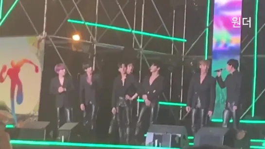 [VK][190510] MONSTA X fancam - Talk @ Jollabukdo Sports Festival 2019