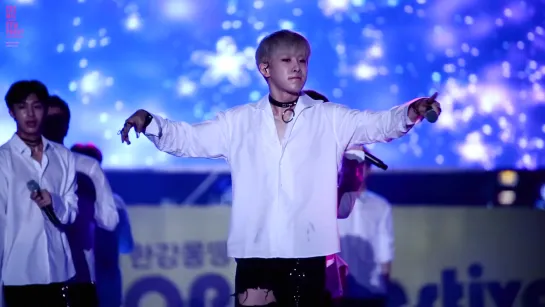 [VK][160819] MONSTA X fancam - Honestly (Wonho focus) @ K-Pop Wave Festival