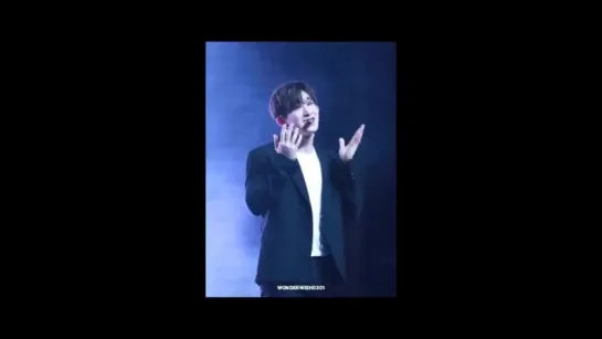 [VK][180303] MONSTA X - Wonho aegyo @ HSBC Women’s World Championship Music Festival 2018