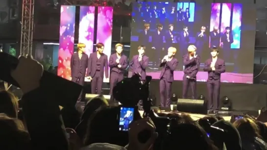 [VK][180408] MONSTA X - Talk @ Geumcheon Harmony Cherry Blossom Festival