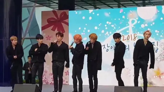 [VK][180406] MONSTA X - Talk @ KBS Spring Flower Concert