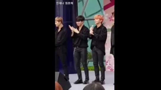 [VK][180406] MONSTA X - Talk (Wonho focus) @ KBS Spring Flower Concert