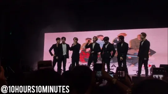 [VK][180303] MONSTA X - White Sugar + Talk @ HSBC Women’s World Championship Music Festival 2018