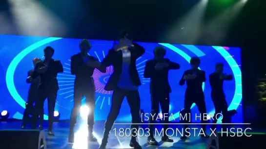 [VK][180303] MONSTA X - Hero @ HSBC Women’s World Championship Music Festival 2018