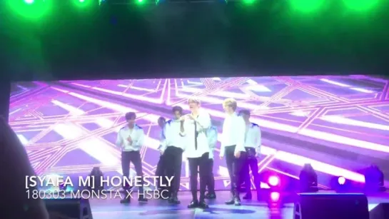 [VK][180303] MONSTA X - Honestly @ HSBC Women’s World Championship Music Festival 2018