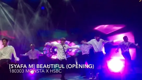 [VK][180303] MONSTA X - Beautiful @ HSBC Women’s World Championship Music Festival 2018