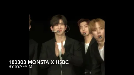 [VK][180303] MONSTA X - HBD Wonho @ HSBC Women’s World Championship Music Festival 2018