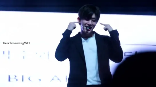 [VK][180303] MONSTA X - Wonho aegyo @ HSBC Women’s World Championship Music Festival 2018