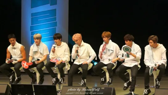 [VK][26.10.2016] Monsta X - Talk 1 part @ Busan KT YouthUP Talk Show