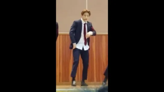 [VK] [23.10.2015] Monsta X - Hero Jungsan High school (Wonho)