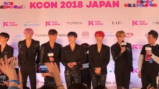 [VK][15.04.18][Fancam]  Red Carpet D-3 @ KCON 2018 in JAPAN