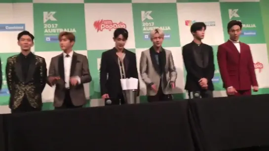 [VK][23.09.17][Fancam]MONSTA X Meet&Greet KCON 2017 in Australia