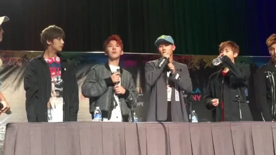 [VK] [01.08.15] KCONUSA MonstaX продемонстрировали свою любовь фанатам @ KCON15LA