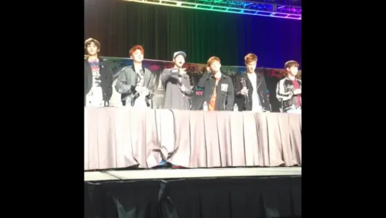 [VK] [01.08.15] KCONUSA #MonstaX выходят на сцену на #KCON15LA #KCONLive @ KCON15LA