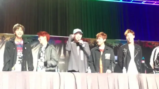 [VK] [01.08.15] KCONUSA Чжухон из MonstaX сделал эгьё. Вот это да! @ KCON15LA