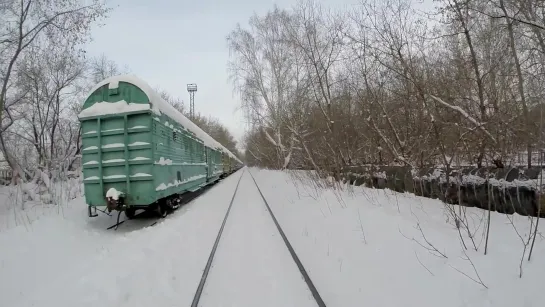 Проникли в редкие крытые вагоны F.E.Trans, что внутри