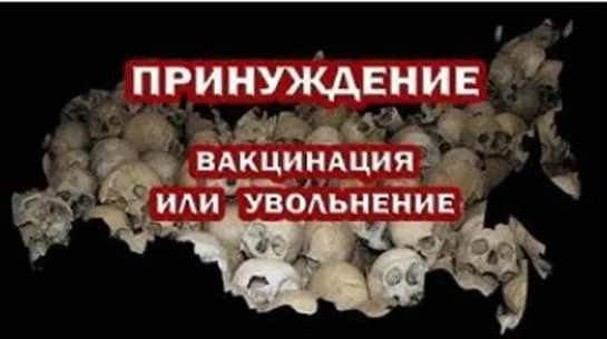 ПРИНУЖДЕНИЕ к ВАКЦИНАЦИИ. Начало. ЧТО ДАЛЬШЕ Либо вакцинируйся, либо УВОЛЬНЯЙСЯ.