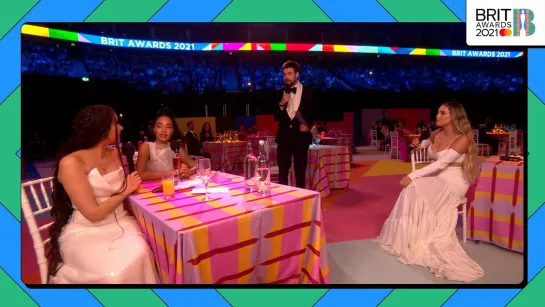 Jack Whitehall chats to Little Mix about being history makers | The BRIT Awards 2021 [RUS SUB]