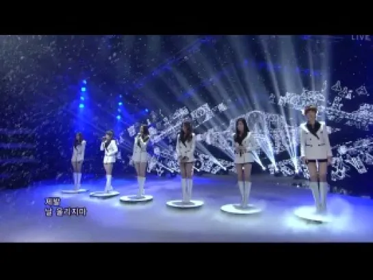 [120115] T-ara & Davichi - We Were In Love [Inkigayo]