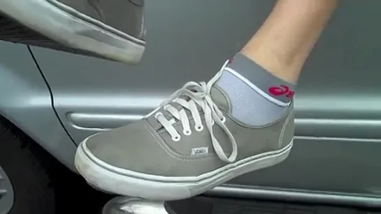 Dylan's car feet