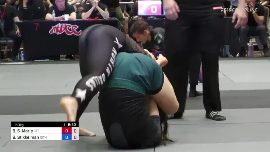 16F Brianna Ste-Marie vs Bre Stikkelman 2022 ADCC West Coast Trial