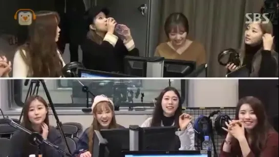 160128 Lovelyz @ SBS Love FM Song Eunni & Kim Suk's Sister Radio