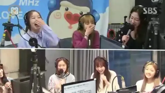 160509 Lovelyz - Ah-Choo + Faith Cover.(George Michael) @ Kim Sook & Song Eunlee Unnie's Radio