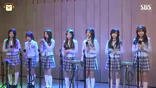 261114 SBS Cultwo Show Lovelyz - Candy Jelly Love  live