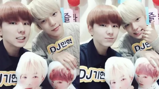 [RAW|VK][17.12.2015] SJs Kiss the radio | Kihyun, Minhyuk (Audio)