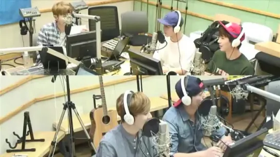 [RAW|VK][24.06.2015] SJs Kiss the radio (Kihyun  Jooheon)