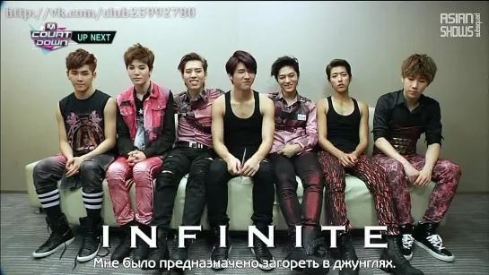 Infinite - Up Next @Mnet M!Countdown 130725 [рус.саб]