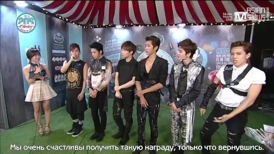 Infinite - Interview @2013 Mnet 20's Choice Awards 130718 [рус.саб]