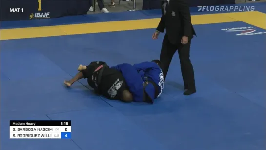 GUTHIERRY BARBOSA vs SEBASTIAN RODRIGUEZ 2022 Pan Jiu Jitsu IBJJF Championship