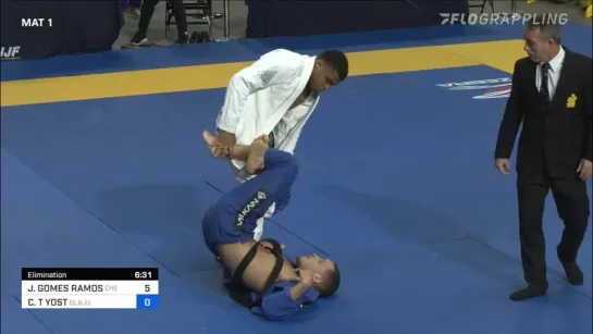 JANSEN RAMOS vs CHRISTIAN T YOST 2022 Pan Jiu Jitsu IBJJF Championship