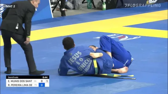 ERICH MUNIS vs ROOSEVELT SOUZA 2022 Pan Jiu Jitsu IBJJF Championship